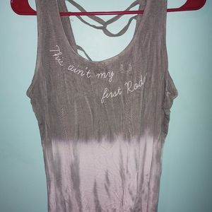 Tie dye tank.